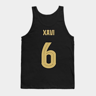 Xavi 6 Barcelona Tank Top